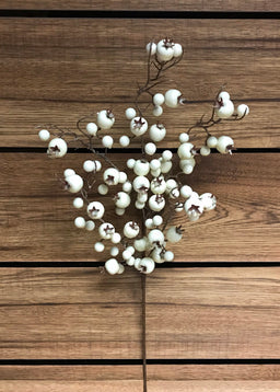 ITEM 81238 CM - 22" OUTDOOR CREAM BERRY SPRAY