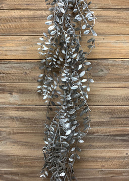 ITEM 81585 SILVER - 72" SILVER SMILX GARLAND