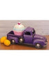 ITEM AM 026123 - 16in LX6.5in H GALVANIZED ANTIQUE PURPLE METAL TRUCK PLANTER WITH LINER