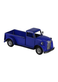 ITEM AM 039925- 10"X4" ANTIQUE ROYAL BLUE METAL TRUCK