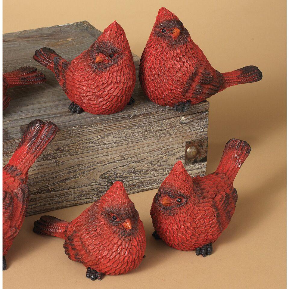 ITEM G2017170 - 4"L RESIN CARDINAL FIGURINE