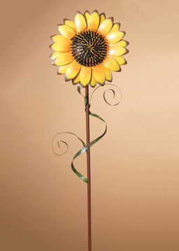 ITEM G2090990 - 31"H METAL SUNFLOWER YARD STAKE