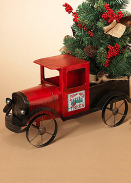 ITEM G2420240 - 18.9"L METAL ANTIQUE TRUCK WITH MAGNETS