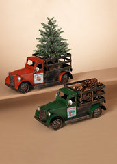ITEM G2484150 - 12.20"L HOLIDAY METAL TRUCK WITH MAGNETS