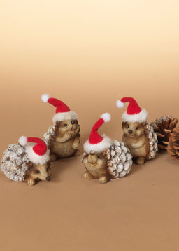 ITEM G2534820 - 3.75"H RESIN HOLIDAY HEDGEHOG FIGURINE