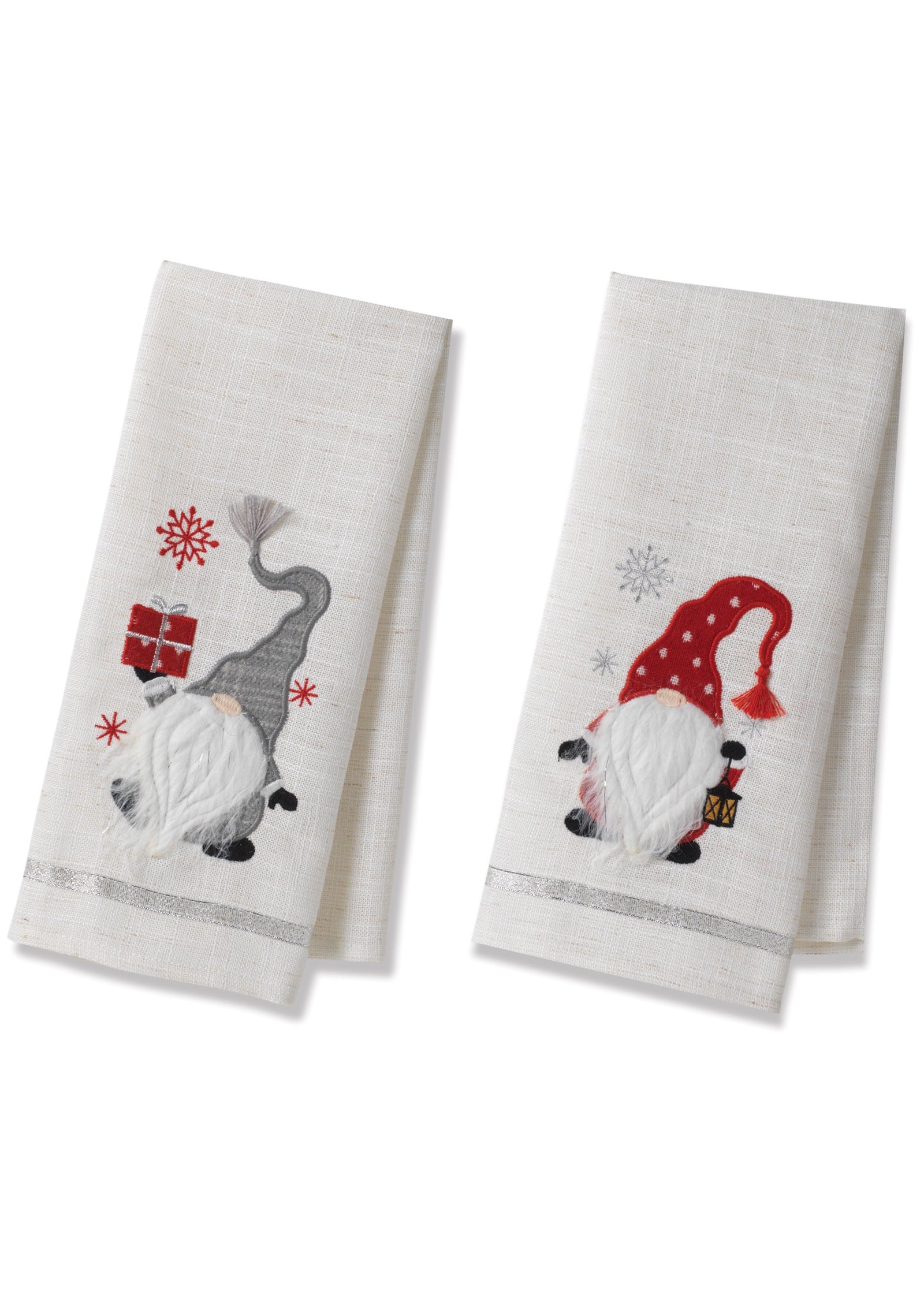 ITEM G2589270 - 27"L CHRISTMAS GNOME DESIGN TOWEL W/ J-HOOK