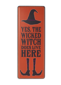 ITEM G2589980 - 31.5"H METAL HALLOWEEN SIGN