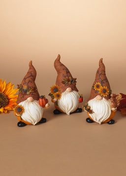 ITEM G2592000 - 5.9"H RESIN HARVEST GNOME FIGURINE