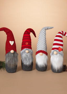 ITEM G2601700 - 12"H PLUSH HOLIDAY GNOME