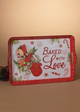 ITEM G2658920 - 17.3"L HOLIDAY DESIGN TRAY