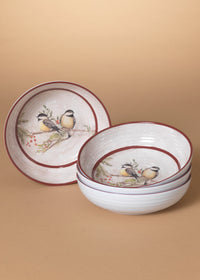ITEM G2696380 - 7.95"D MELAMINE CHICKADEE DESIGN BOWL