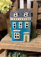 ITEM KOP 12288 - 5.75"X4"X9" HOUSE CANDLE HOLDER