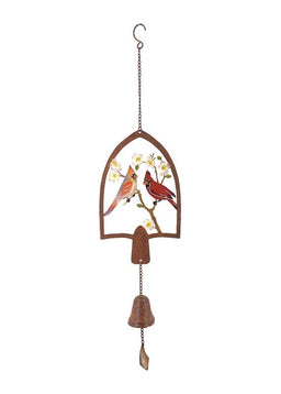 ITEM KOP 13377 - 29inX6.75in METAL CARDINAL BELL CHIME
