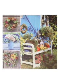 ITEM KOP 20192 - 23.5" LED GARDEN COLLAGE CANVAS