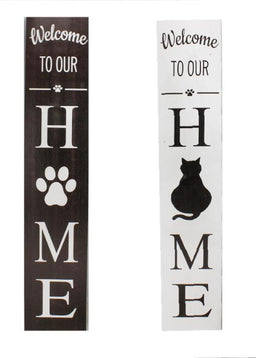 ITEM KOP 21399 - 8"X47.5" DOUBLE SIDED PET PORCH SIGN
