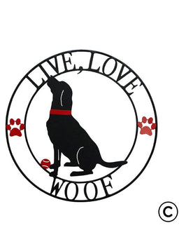 ITEM KOP 22524 - 22"  DOG WALL CIRCLE ©