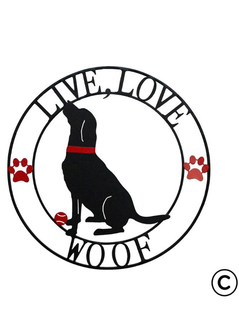 ITEM KOP 22524 - 22"  DOG WALL CIRCLE ©