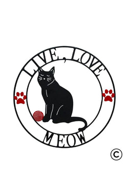 ITEM KOP 22525 - 22"  CAT WALL CIRCLE©