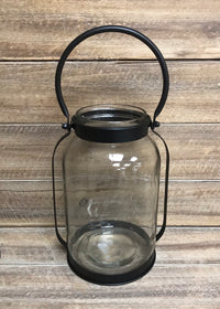 ITEM KOP 23017 - 5.5"X5.75"X9.5" GLASS JAR WITH HANDLE
