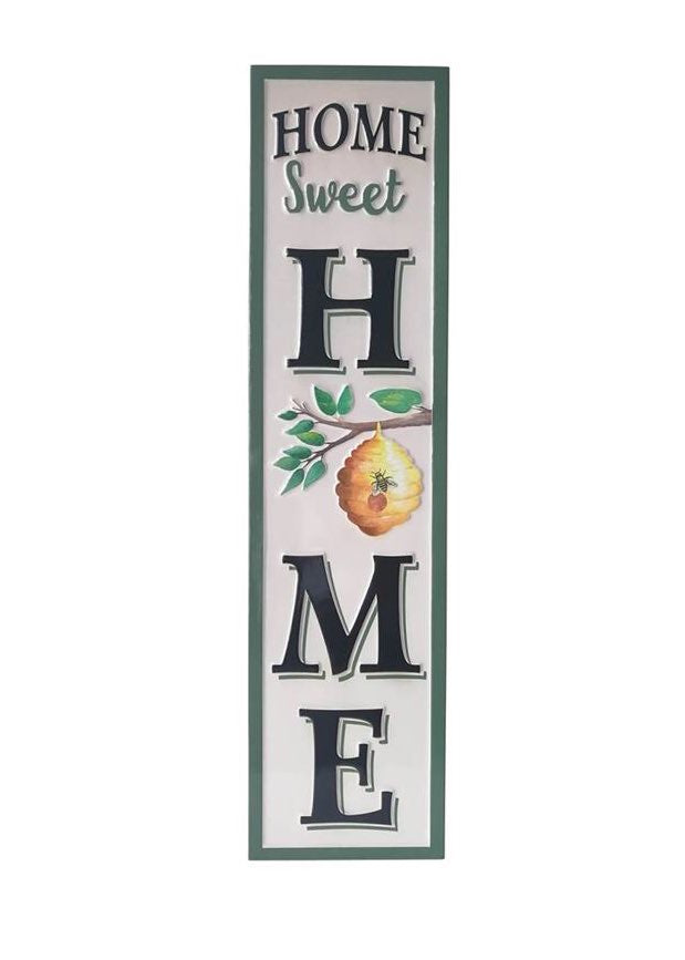 ITEM KOP 23824 -  10.5"x42" BEEHIVE WELCOME PORCH SIGN