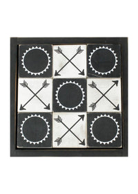 ITEM KOP 25231 - 12" TIC TAC TOE FARMHOUSE SET
