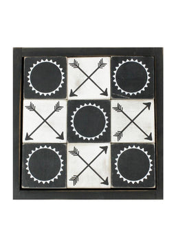 ITEM KOP 25231 - 12" TIC TAC TOE FARMHOUSE SET