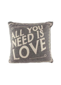 ITEM KOP 27076 - 10" ALL YOU NEED IS LOVE PILLOW