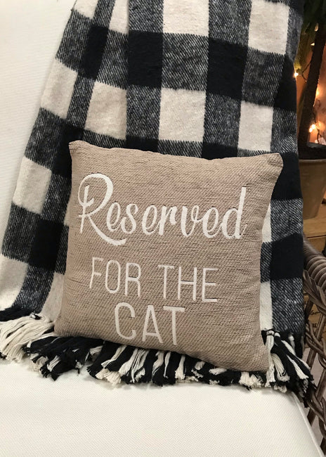 ITEM KOP 27088 - 10" RESERVED FOR THE CAT PILLOW