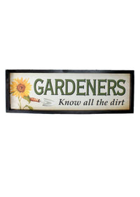 ITEM KOP 28481 - 23.5"X8" GARDENER SIGN