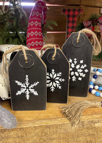 ITEM KOP 40763 - 3.5"X7.75" SNOWFLAKE ORNAMENTS
