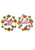 ITEM KOP 41748 - 16.5" ROUND FALL WALL PLAQUES - 2 ASSORTED STYLES