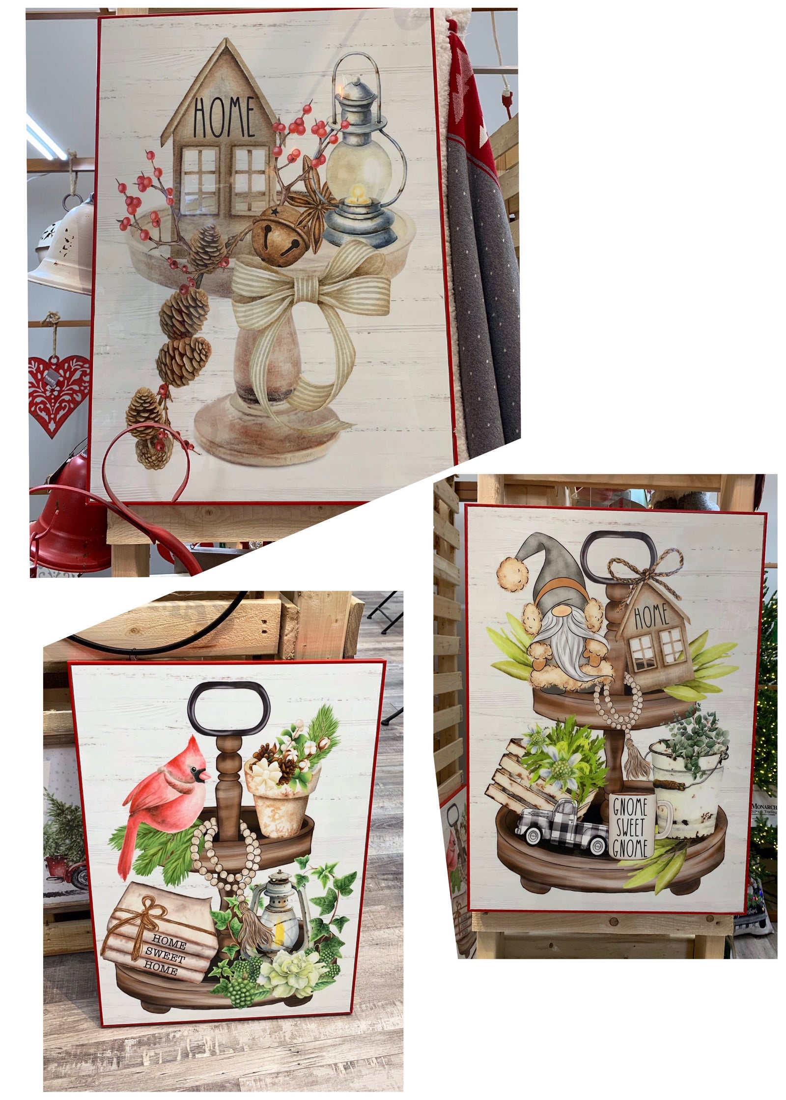 ITEM KOP 42642 - 19.5in X27.5in WALL DECOR WITH TRAY IMAGES