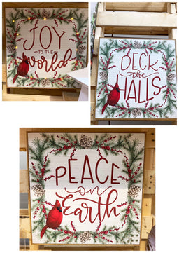 ITEM KOP 42666 - 15.5in X15.5in LED CARDINAL PLAQUE
