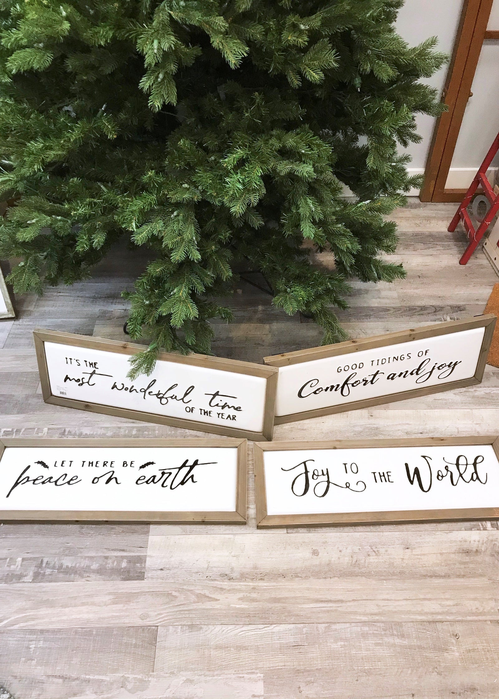 ITEM KOP 43625 - 25.5inX9in CHRISTMAS SAYINGS WALL PLAQUES
