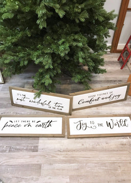 ITEM KOP 43625 - 25.5inX9in CHRISTMAS SAYINGS WALL PLAQUES