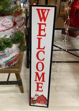 ITEM KOP 43643 - 8"X39.5" WELCOME WALL PLAQUE
