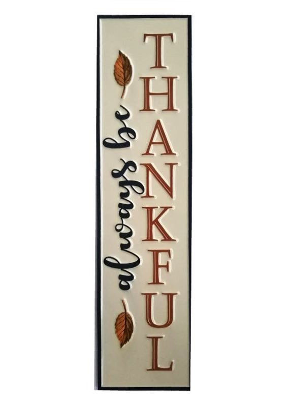 ITEM KOP 43871 - 8"X31" THANKFUL PLAQUE