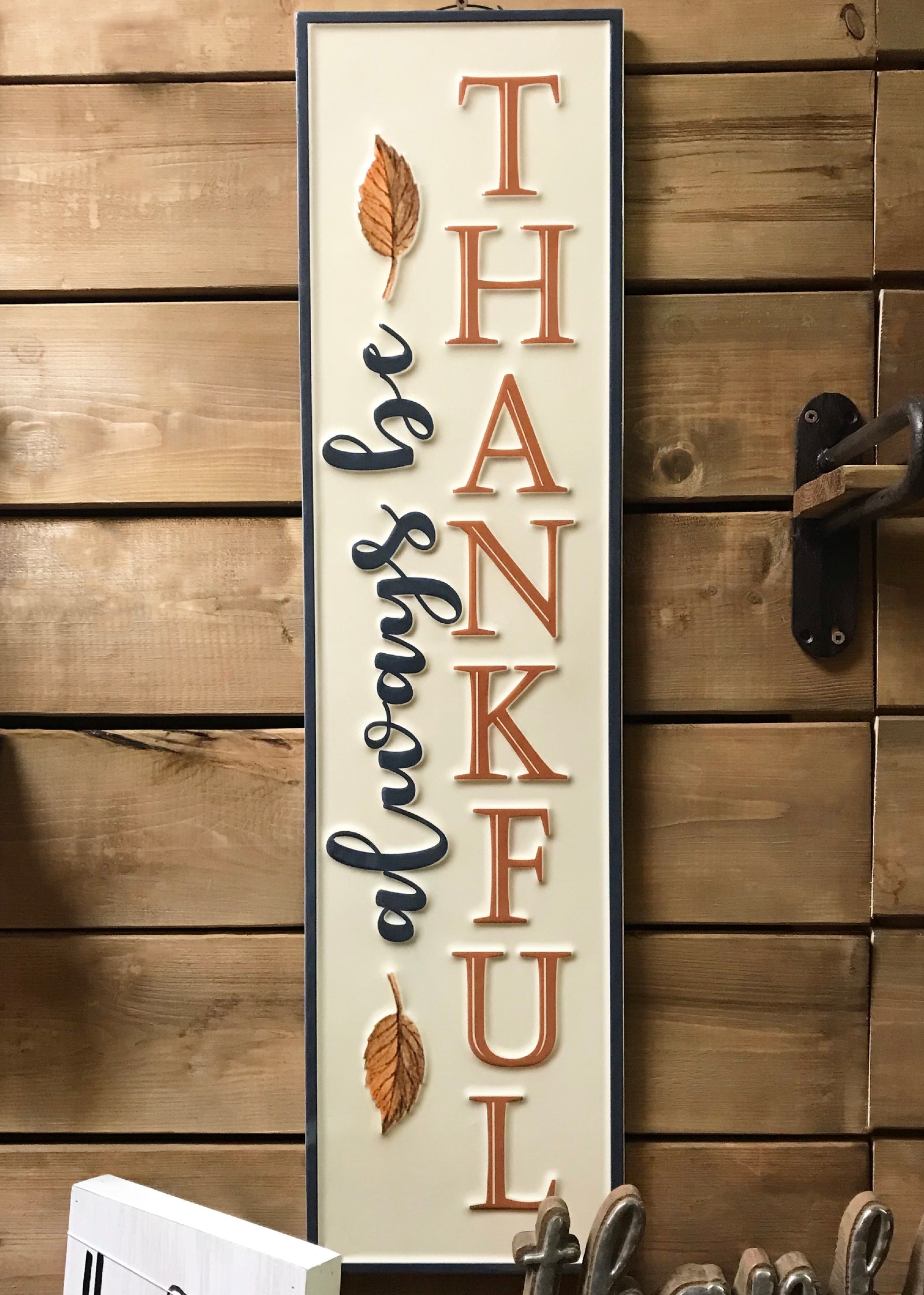 ITEM KOP 43871 - 8"X31" THANKFUL PLAQUE