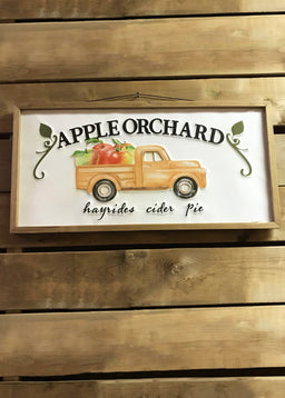 ITEM KOP 43872 - 24"X12" APPLE ORCHARD TRUCK SIGN