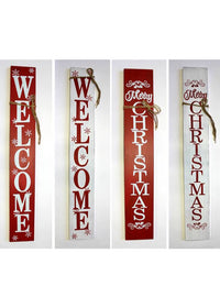 ITEM KOP 44219 - 8"X54.5" WOODEN CHRISTMAS SIGN