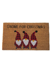 ITEM KOP 44446 - 28.5"X17" GNOME FOR CHRISTMAS DOORMAT