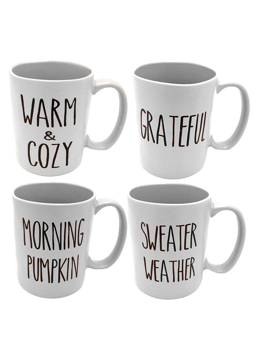 ITEM KOP 45150 - 3.5"X4.5" FALL MUGS