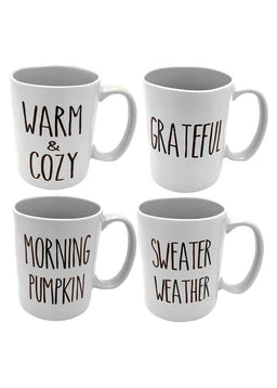 ITEM KOP 45150 - 3.5"X4.5" FALL MUGS