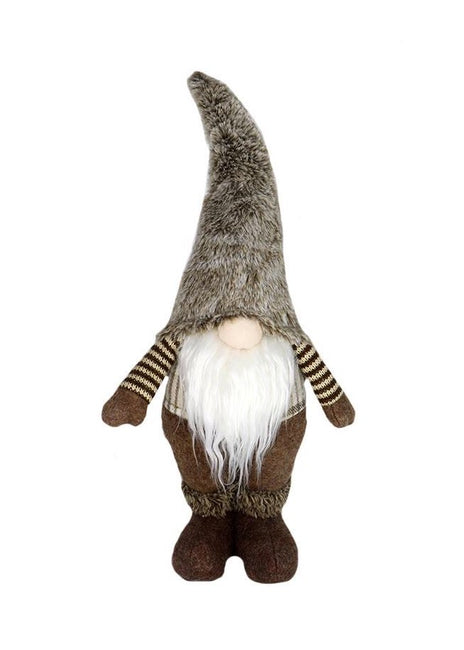 ITEM KOP 47649 -  4"X16.5" GNOME BROWN WITH STRIPES