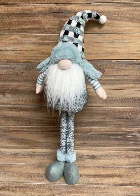 ITEM KOP 47651 - 4inX26inX7in TIFFANY BLUE STANDING GNOME WITH EAR FLAPS