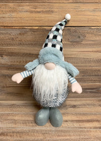 ITEM KOP 47657 - 5inX19inX6in TIFFANY BLUE STANDING GNOME WITH EAR FLAPS