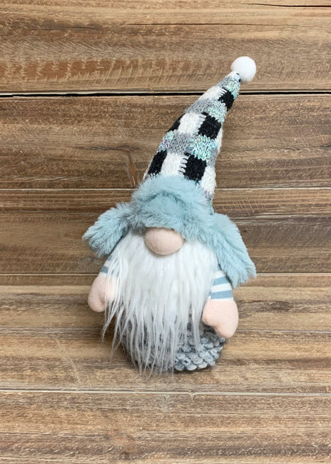 ITEM KOP 47661 - 3inX11inX4in TIFFANY BLUE GNOME WITH EAR FLAPS