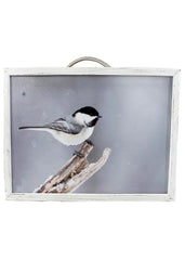 ITEM KOP 48232 - 16.5"X12.5" CHICKADEE LED WALL ART WITH TIMER FEATURE