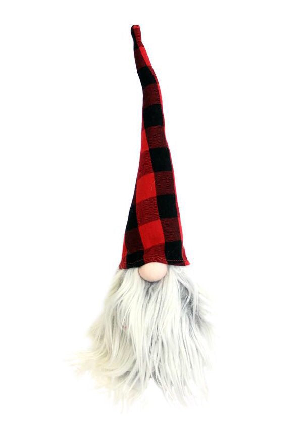 ITEM KOP 49210 - 6" X 21.5" PLAID CHRISTMAS GNOME