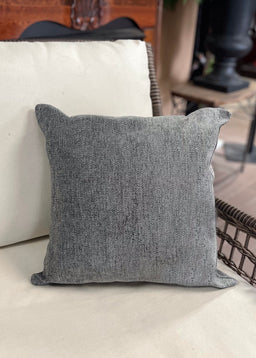 ITEM LH3840 - 17"X17" GREY HERRINGBONE PATTERN CUSHION